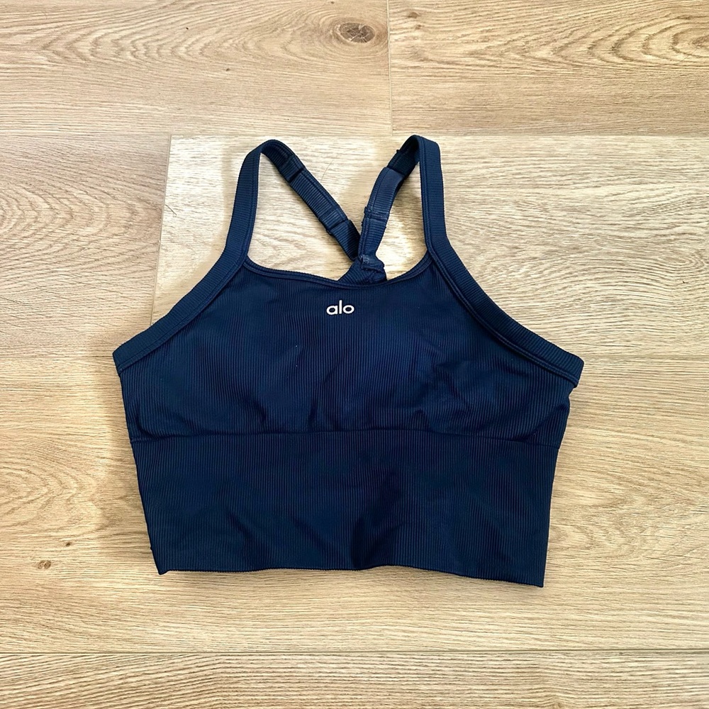 ALO seamless ribbed tank medium